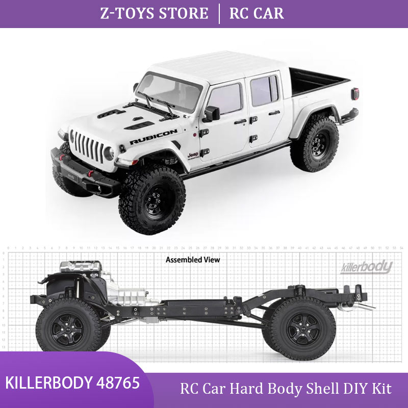 Robot Car Kit - 1/10 كيلربودي 48765 طقم هيكل صلب