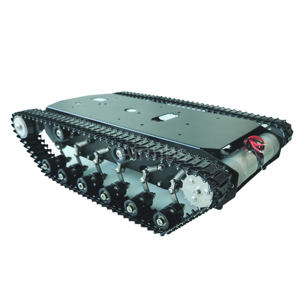 Tracked Robot Chassis - 12 كجم تحميل فعلي معدني تعليق