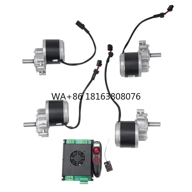 Geared Motor - مجموعة محرك تروس بفرشاة 4WD بقوة
