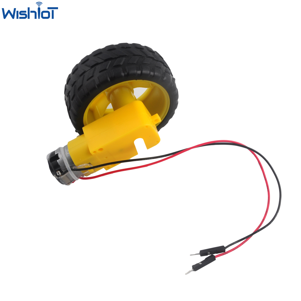 Arduino Robot - DC3-6V 1:48 علبة التروس TT موتور