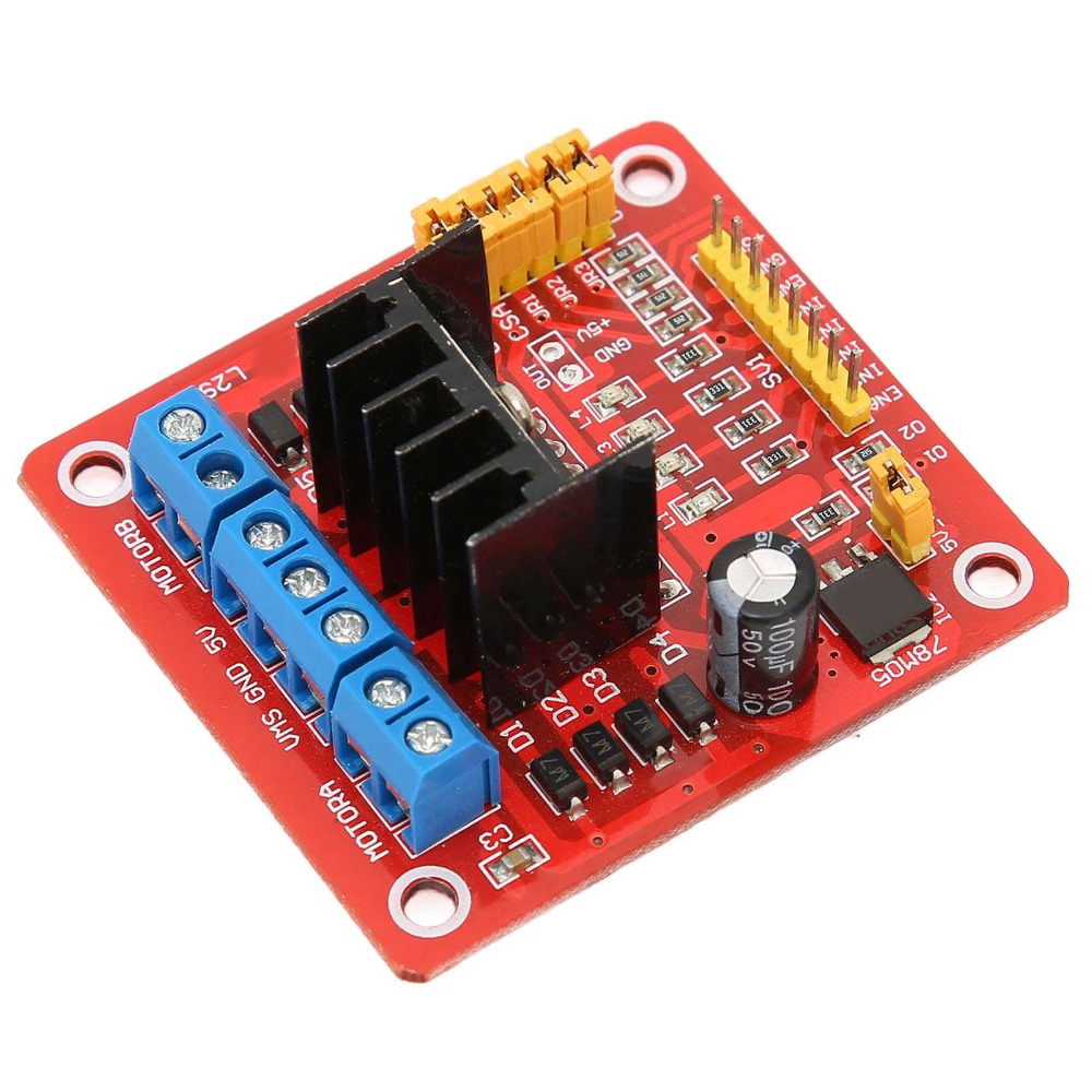 وحدة تحكم محرك خطوي L298N بجهد - مراجعة L298N Module وسعره