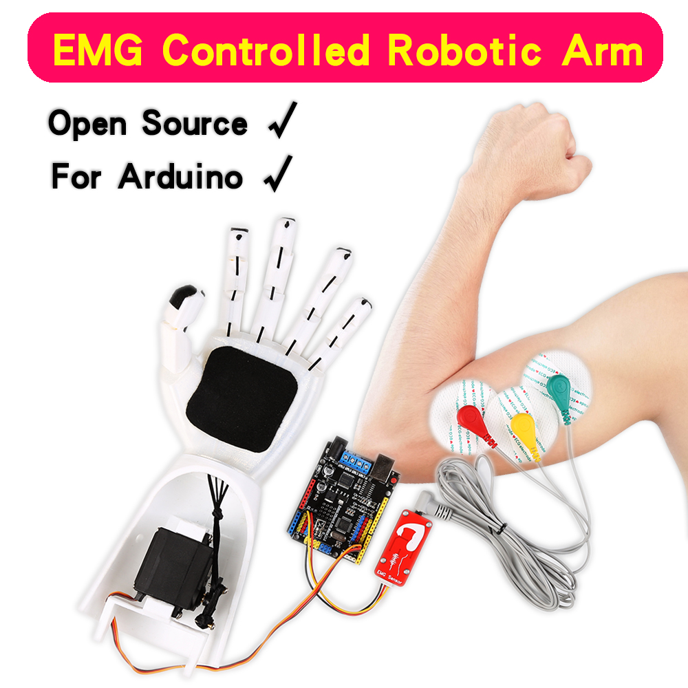 جهاز استشعار ذراع آلي كهربائي  - مراجعة Arduino Robot وسعره