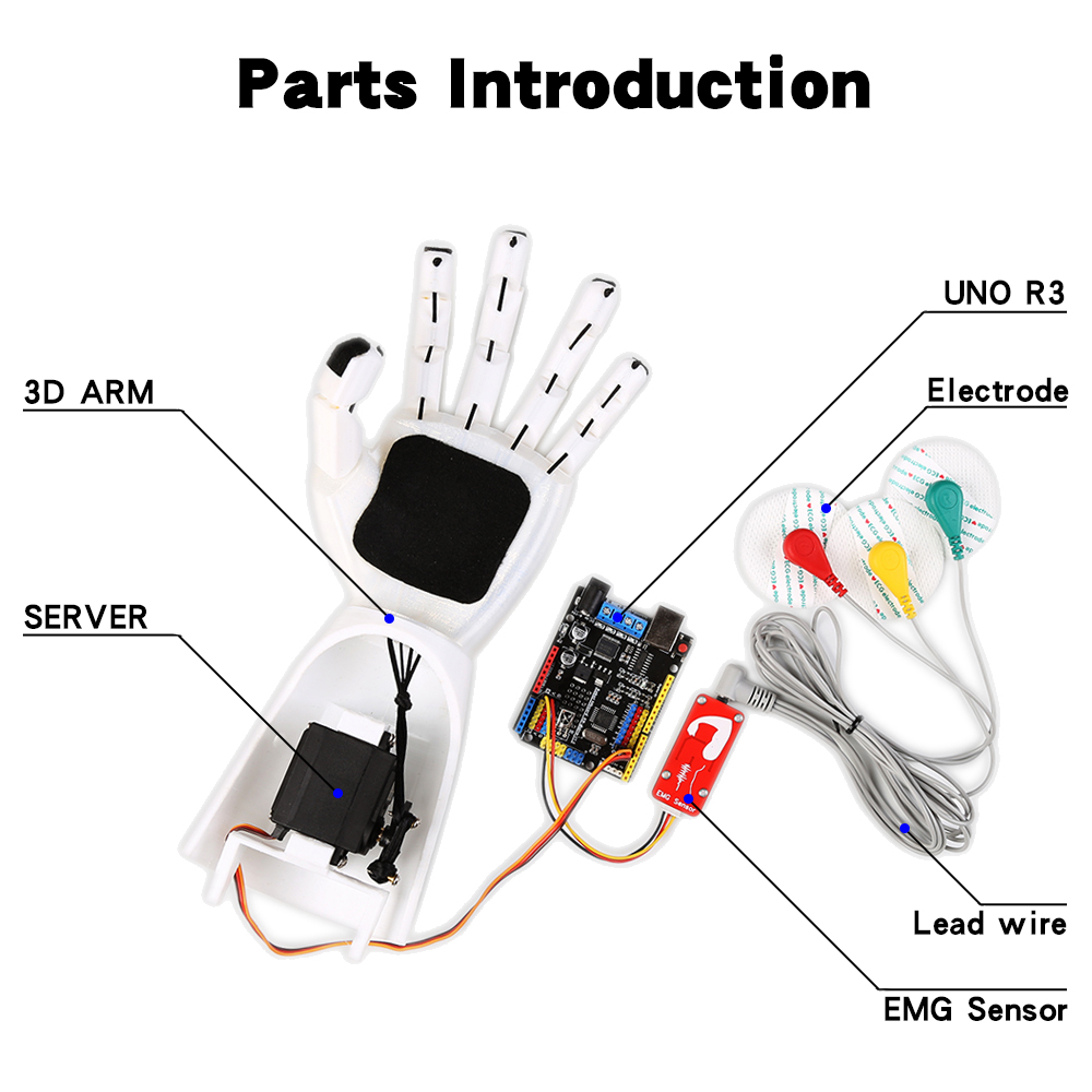 جهاز استشعار ذراع آلي كهربائي  - مراجعة Arduino Robot وسعره