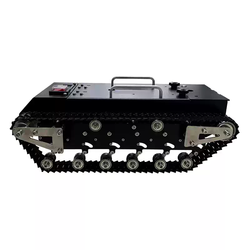 هيكل دبابة تحكم عن بعد بحمولة  - مراجعة Tracked Robot Chassis وسعره