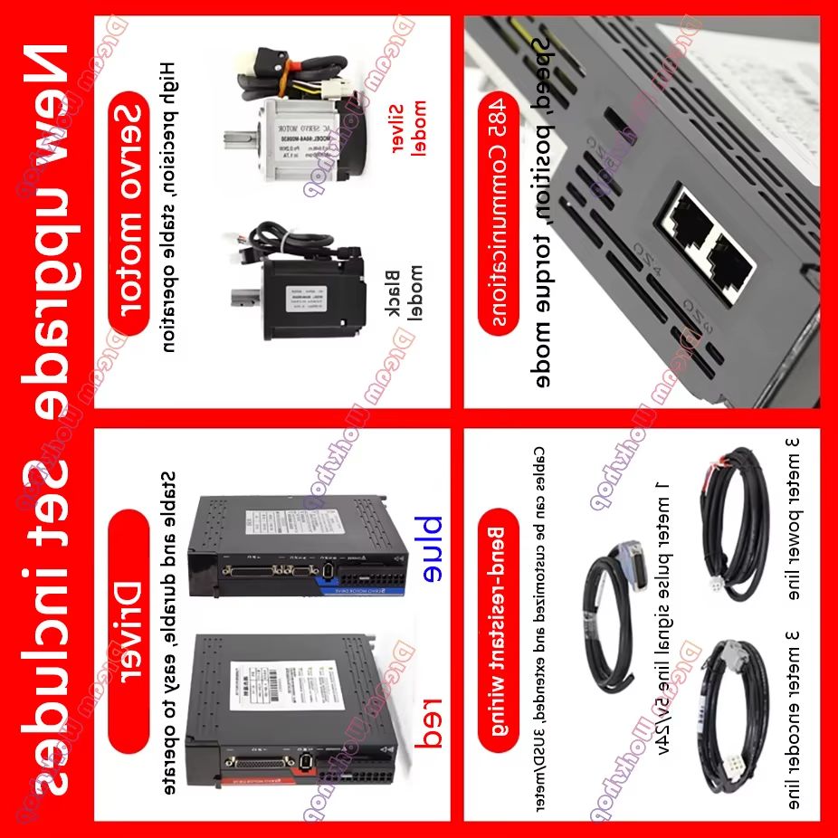 محرك سيرفو بقوة 1 كيلو واط/1.5 - مراجعة Servo Kit وسعره