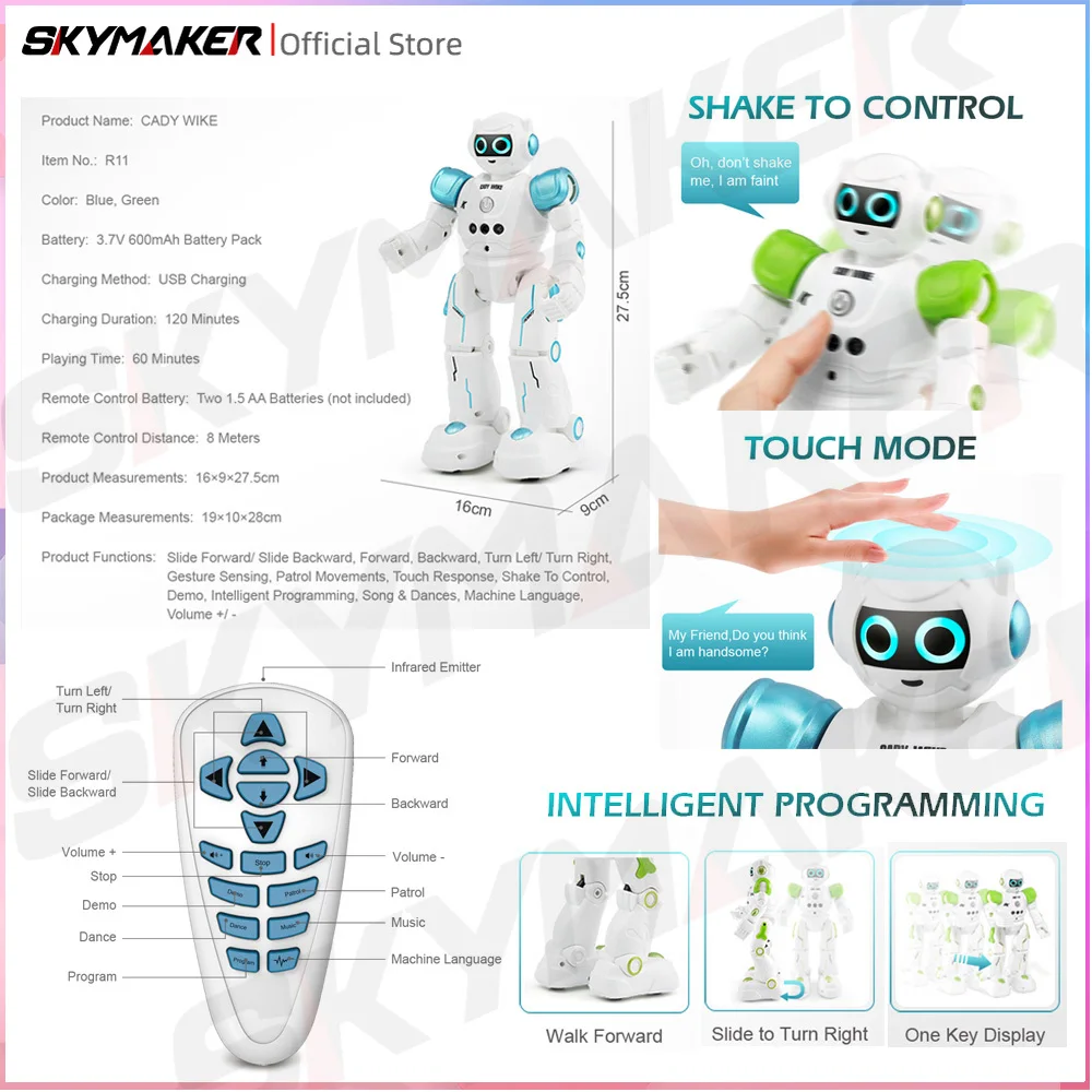 روبوت JJRC R11 RC مع استشعار ع - مراجعة Line Follower Robot وسعره