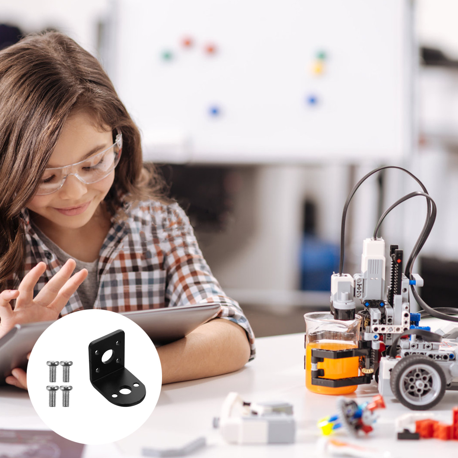 4 مجموعات من حوامل محركات بمقا - مراجعة Geared Motor وسعره
