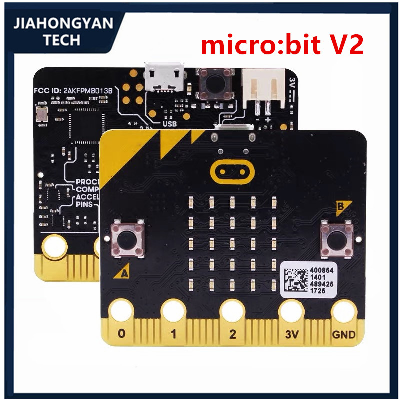 لوحة تطوير BBC Microbit V2 Mic - مراجعة Microbit Robot وسعره
