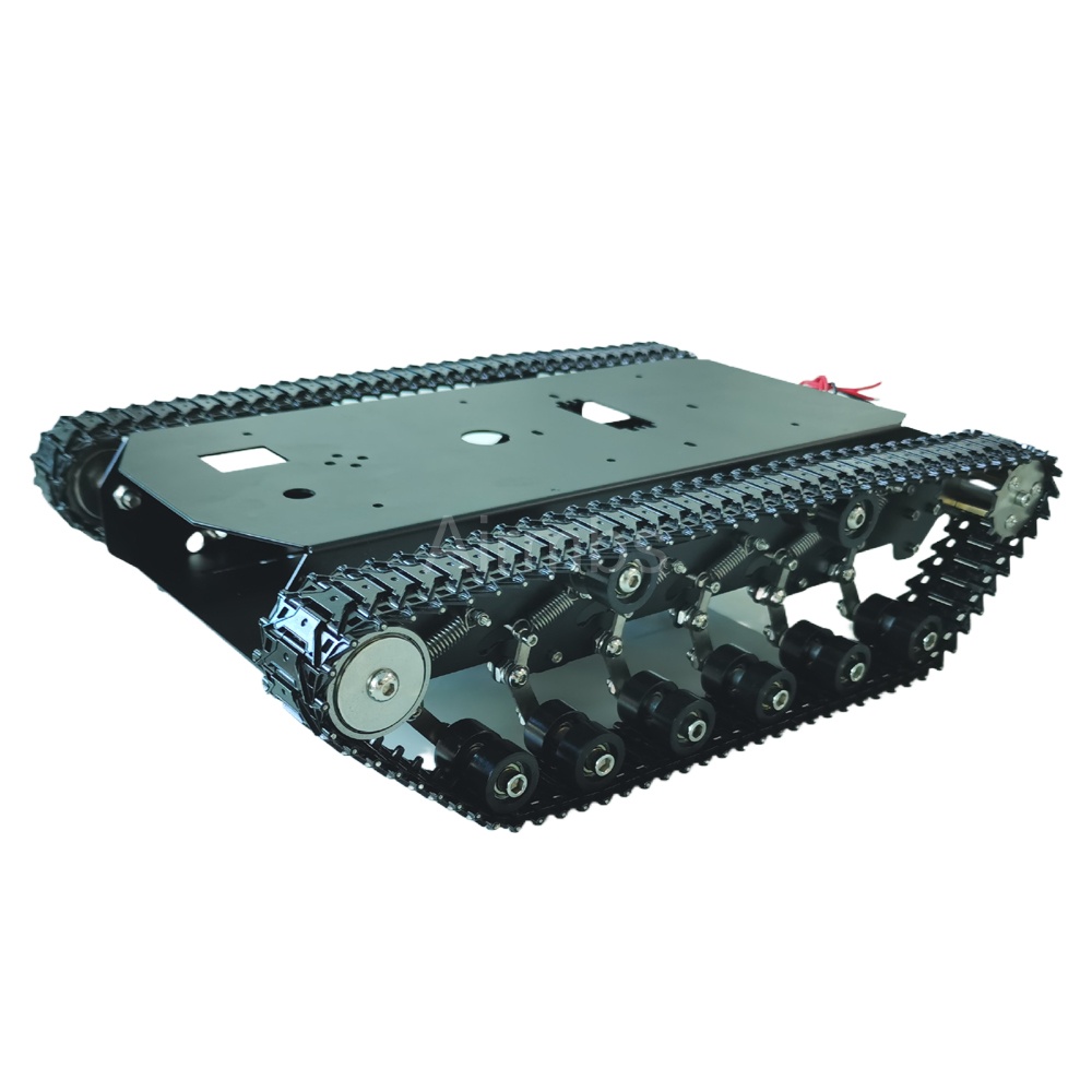 12 كجم تحميل فعلي معدني تعليق  - مراجعة Tracked Robot Chassis وسعره