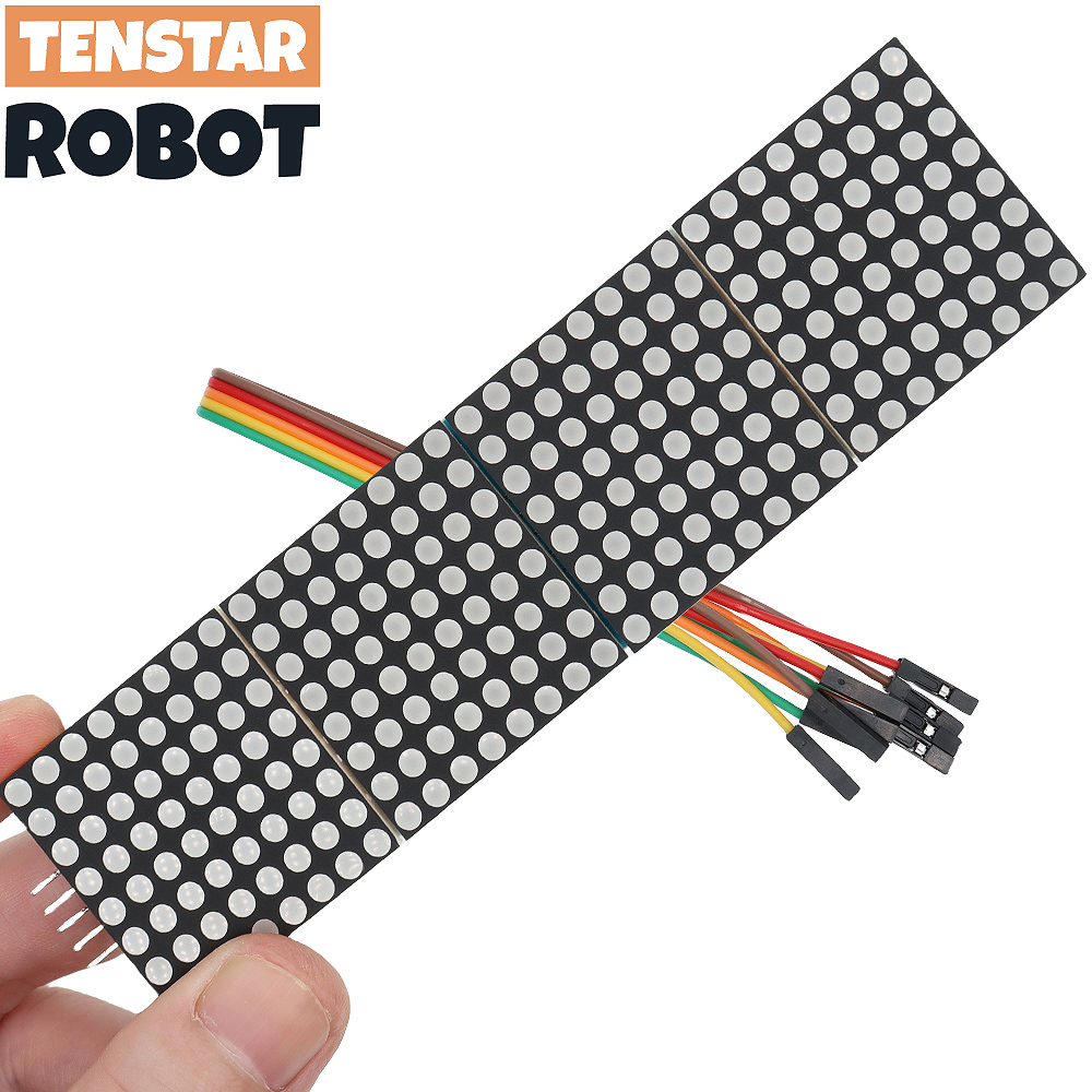 وحدة تحكم دقيقة MAX7219 Dot Ma - مراجعة Line Follower Robot وسعره