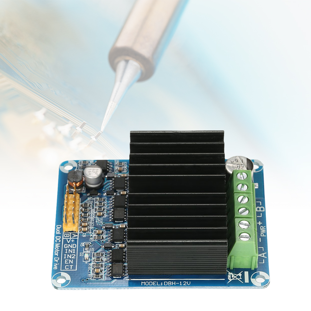 وحدة تحكم ثنائية القناة لسرعة  - مراجعة Motor Driver Module وسعره