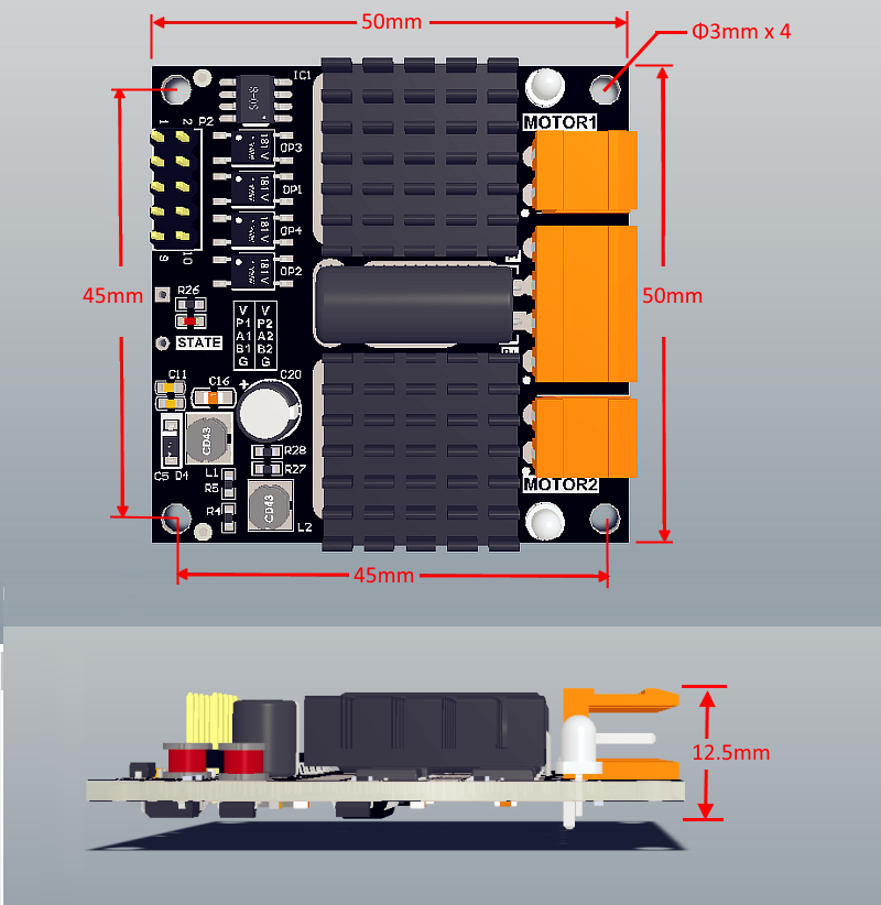 اردوينو 24 فولت موتور لوحة للق - مراجعة Motor Driver Module وسعره