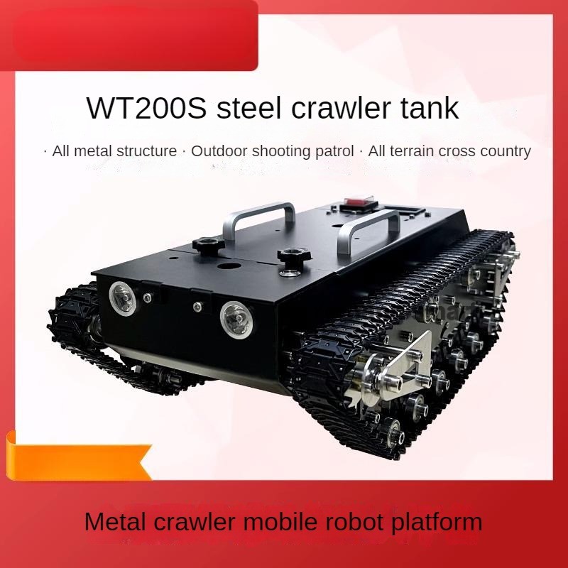 30 كجم تحميل دبابة مع جهاز للت - مراجعة Tracked Robot Chassis وسعره