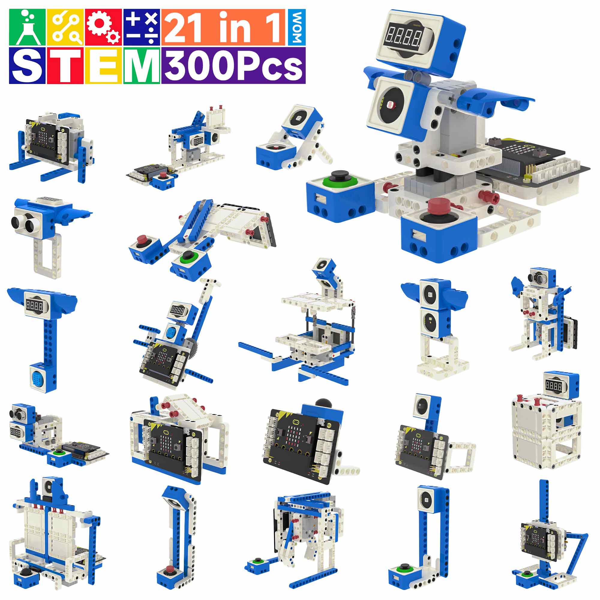 21 في 1 مجموعة الروبوتات الميك - مراجعة Microbit Robot وسعره