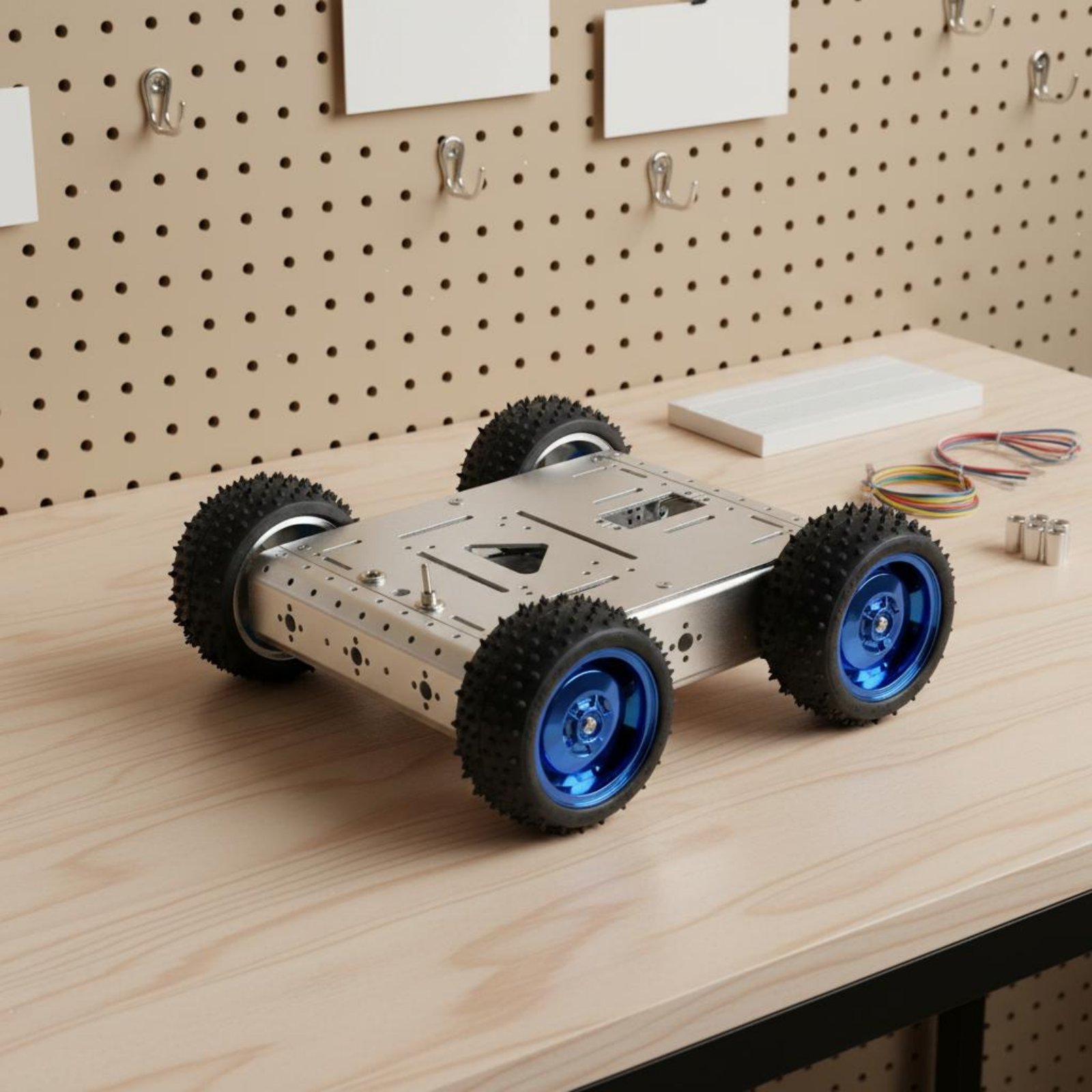 هيكل سيارة ذكية رباعية الدفع ب - مراجعة Robot Car Kit وسعره