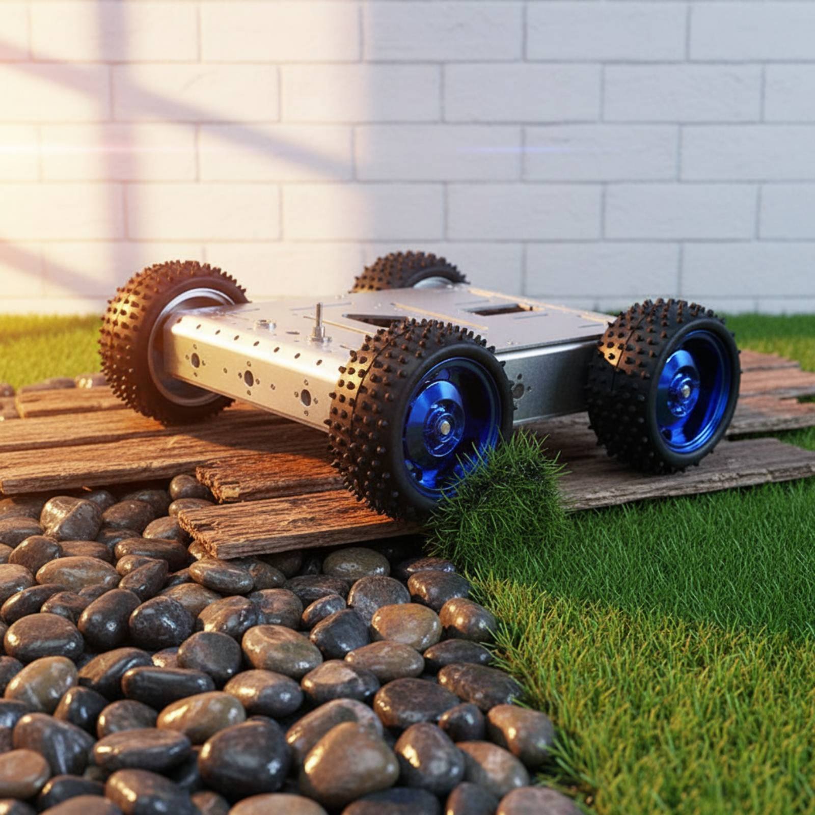 هيكل سيارة ذكية رباعية الدفع ب - مراجعة Robot Car Kit وسعره