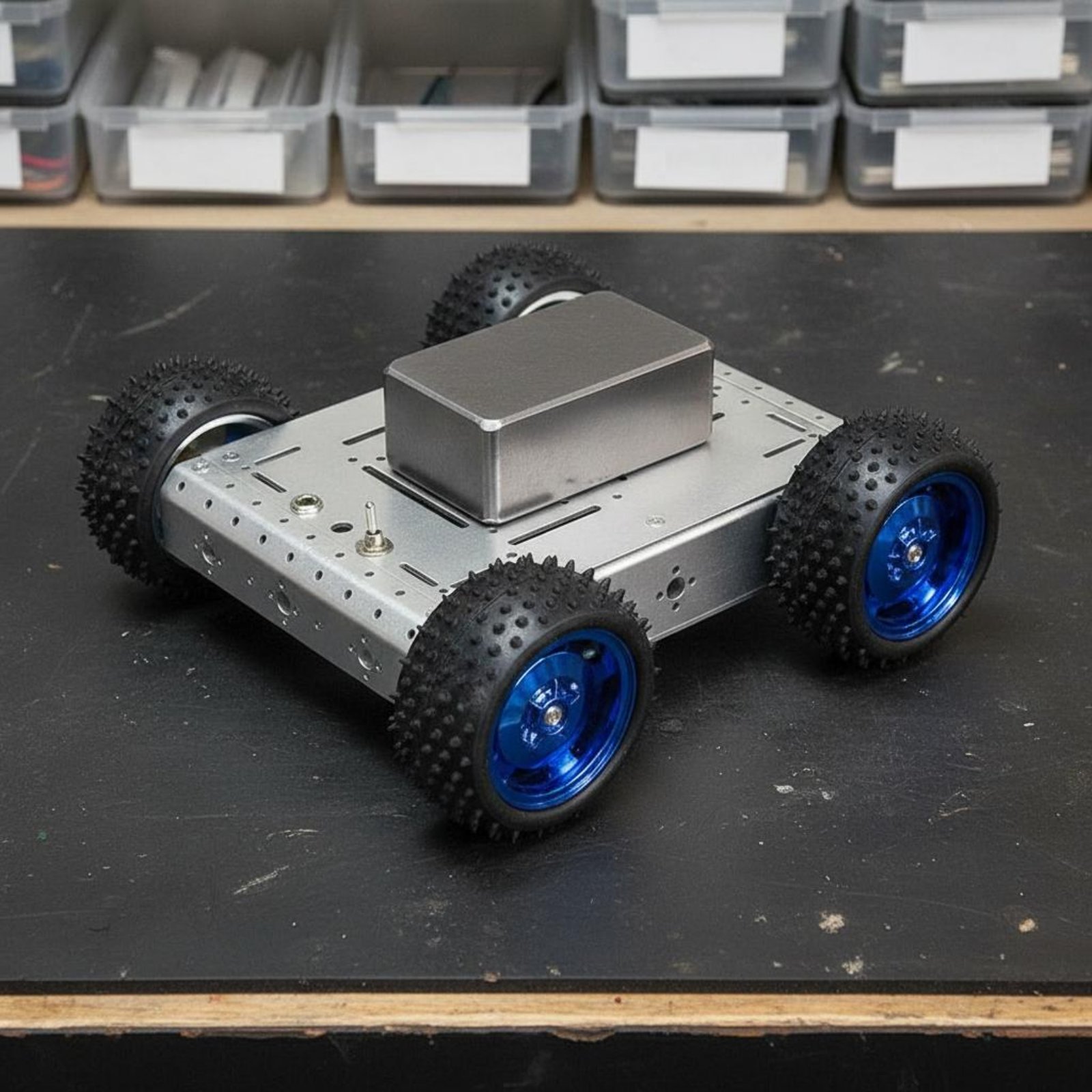 هيكل سيارة ذكية رباعية الدفع ب - مراجعة Robot Car Kit وسعره