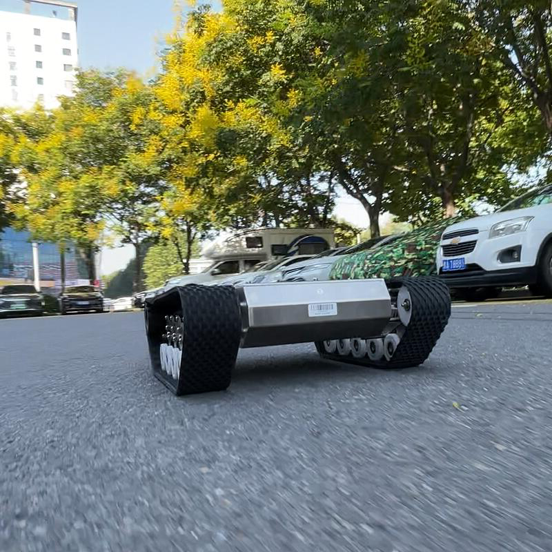 منصة روبوتية مجنزرة لجميع التض - مراجعة Tracked Robot Chassis وسعره