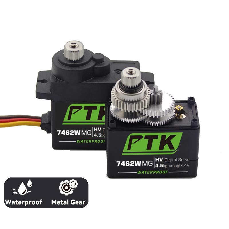 PTK 7462W MG ميتال جير 9 جرام  - مراجعة Sg90 Servo وسعره
