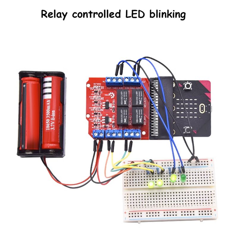 وحدة ترحيل A64I Microbit بأربع - مراجعة Microbit وسعره