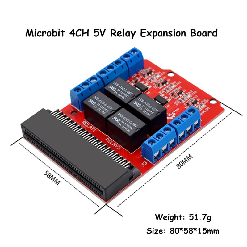 وحدة ترحيل A64I Microbit بأربع - مراجعة Microbit وسعره