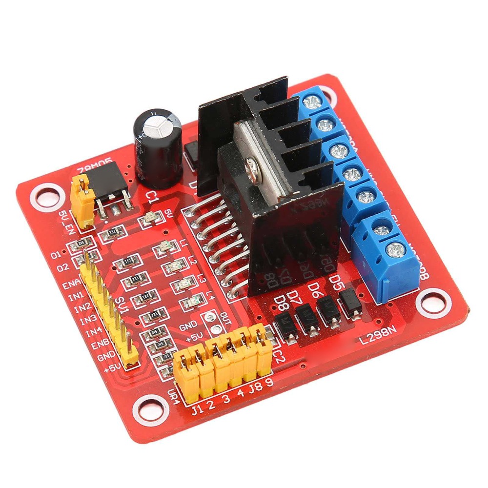 وحدة تحكم محرك خطوي L298N متعد - مراجعة L298N Module وسعره