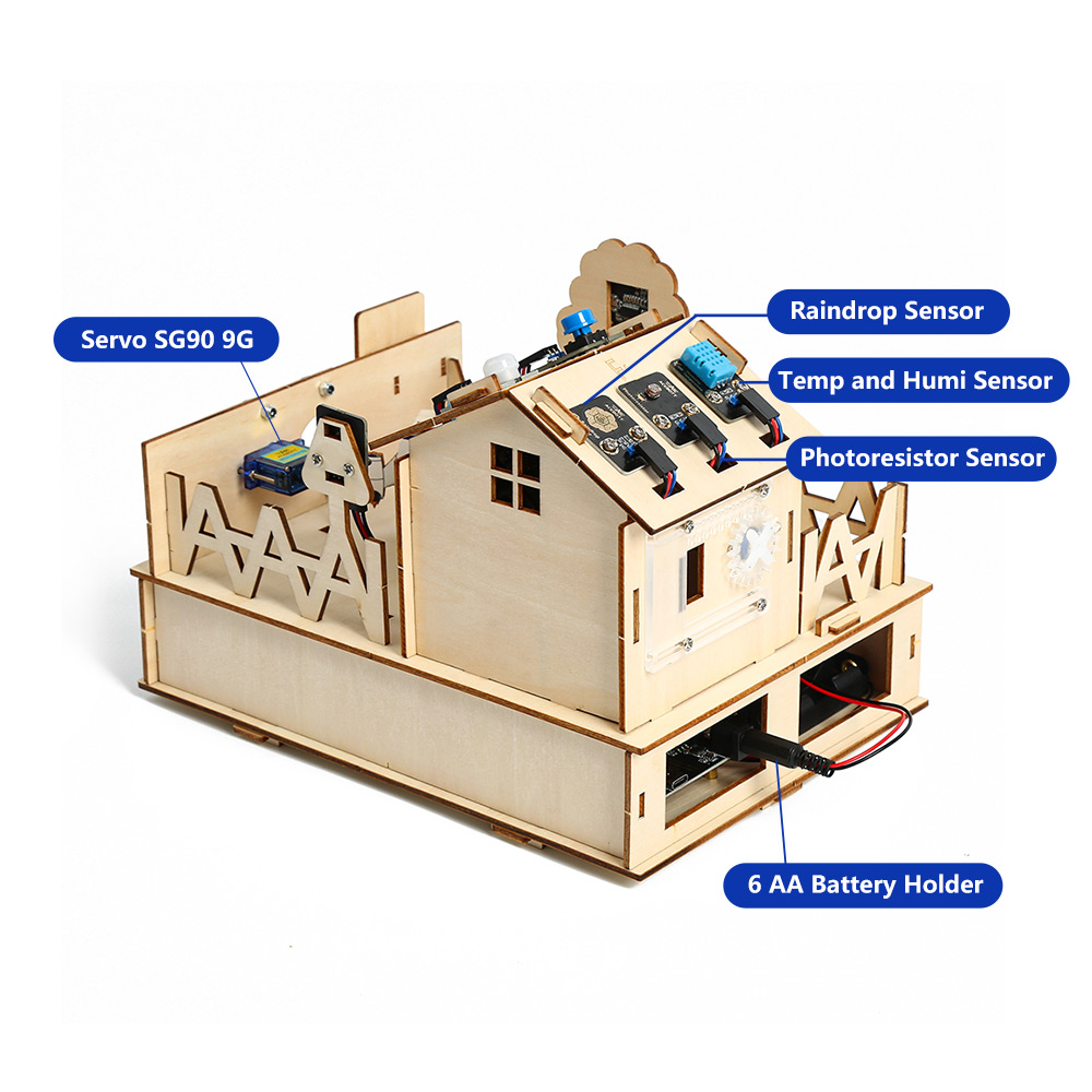 طقم المنزل الذكي لاردوينو ، بد - مراجعة Microbit Robot وسعره