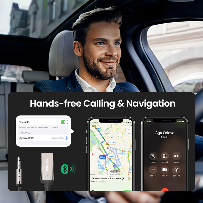 UGREEN بلوتوث استقبال 5.3 محول - مراجعة Robot Bluetooth Car وسعره