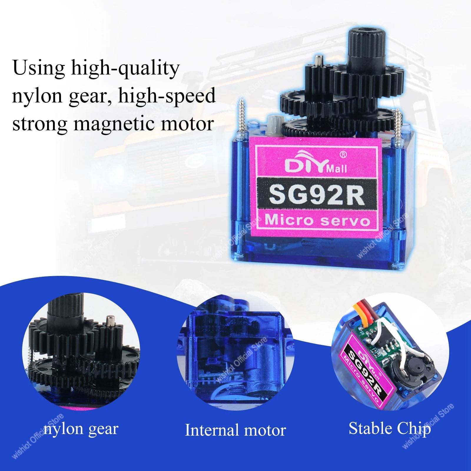 SG92R محرك سيرفو صغير 4.8-6 فو - مراجعة Servo Pan Tilt وسعره