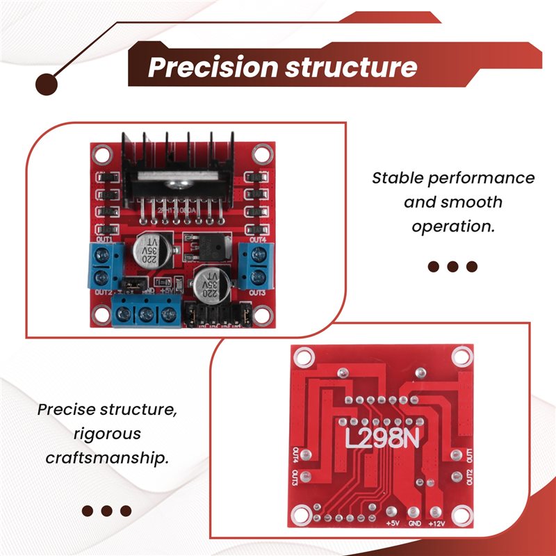 وحدة AED7-L298N، لوحة تحكم بمح - مراجعة L298N Module وسعره