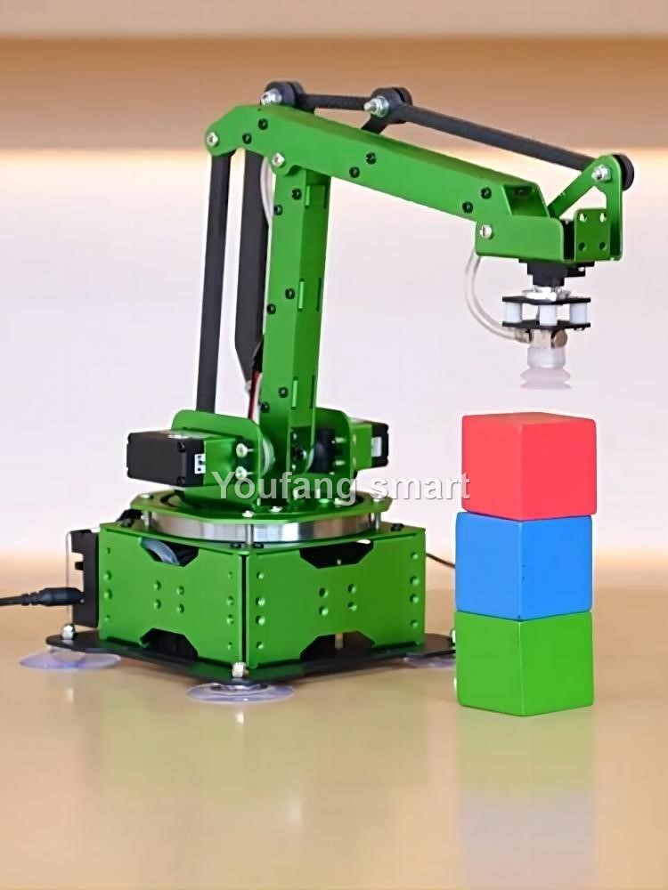 ذراع روبوت 5 محاور مع قضبان تو - مراجعة Robot Arm Kit وسعره